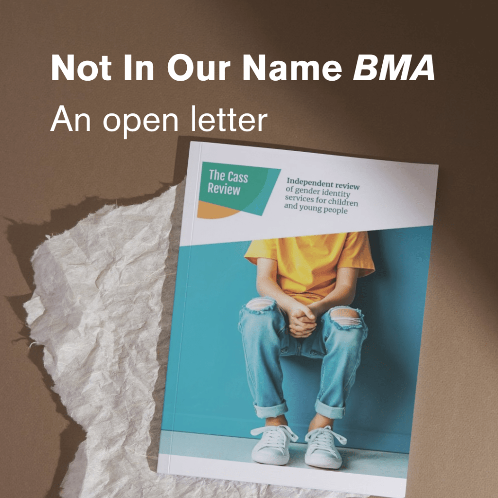 Not In Our Name BMA